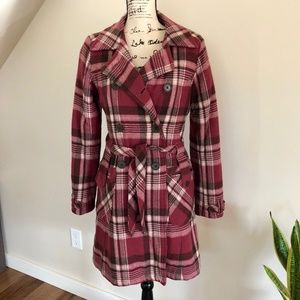 Lux Medium Wool Blend Plaid Jacket
